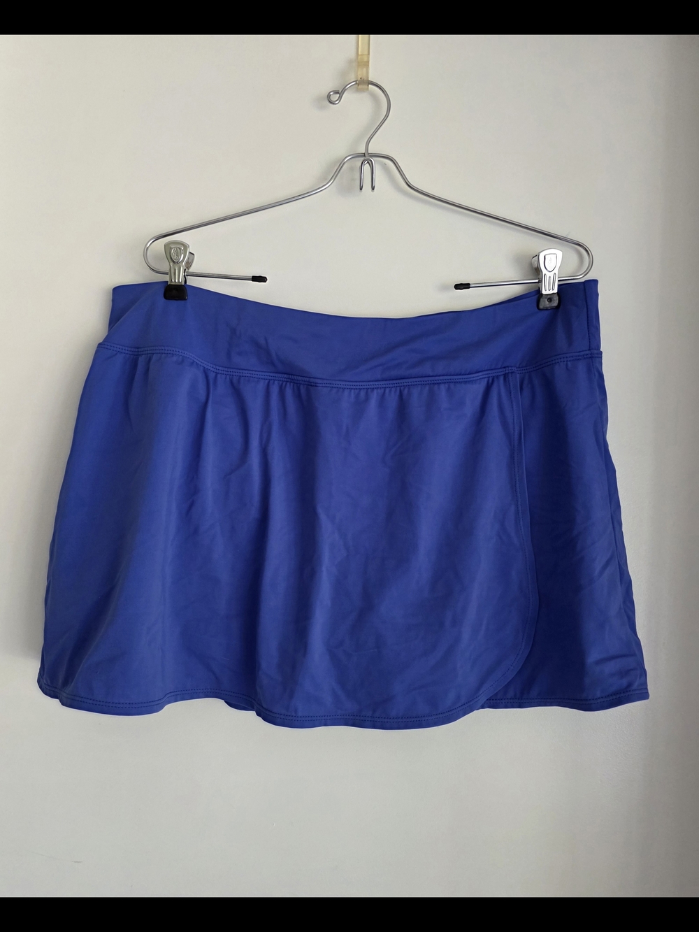 Kim Rogers Curvy Periwinkle Blue Curvy Swim Skort 18w